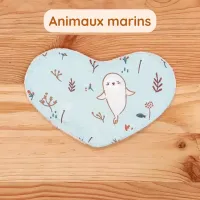 Cœur supplémentaire pour doudou Bee Doux motif Animaux marins