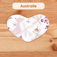 Cœur supplémentaire pour doudou Bee Doux motif Australie