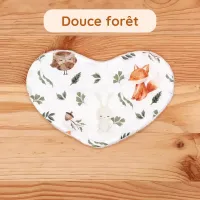 Cœur supplémentaire pour doudou Bee Doux motif Douce forêt