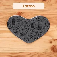 Cœur supplémentaire pour doudou Bee Doux motif Tattoo